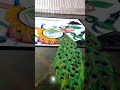 peacockrangoli art artist easyrangoli 3d viral best peacock