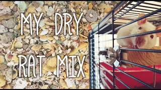 RAT DRY MIX DIET - What I Feed My Rats