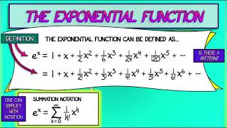 CalcGREEN 1 : Ch. 2.2 : The Exponential Series