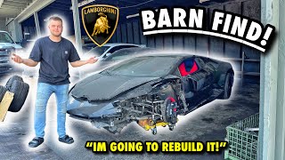 I JUST BOUGHT A BARN FIND LAMBORGHINI HURACAN LP610-4!!! (WRECKED!)