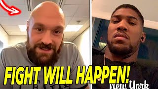 WOW! Tyson Fury AGREES to fight Anthony Joshua if... Joshua WILL BEAT Usyk and FIGHT Fury!