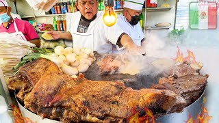 Comida Mexicana Extrema en la Calle 🔥🌮 TACOS DE SUADERO + 6 HORAS TOUR de Gastronomía en CDMX