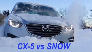 Mazda CX-5 vs snow.