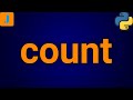 Python String Count