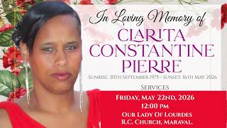 The Funeral Service of Clarita Constantine Pierre