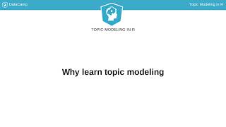 R Tutorial : Why learn topic modeling
