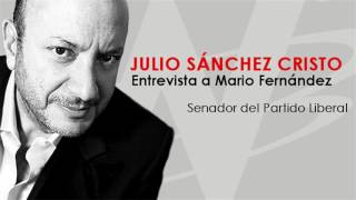 Julio Sánchez Cristo entrevista a Mario Fernández