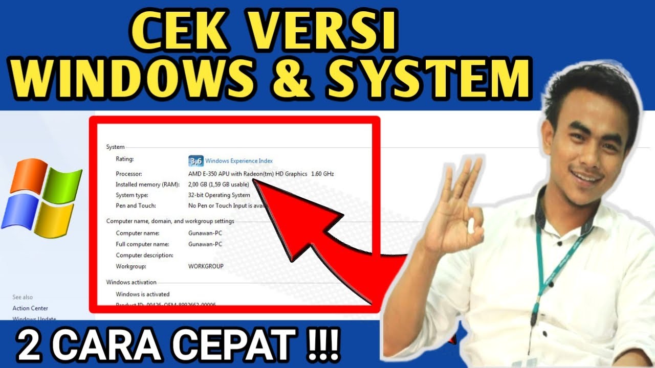 Cara Mengetahui Versi Windows Di Laptop Yang Kita Gunakan | Tercepat ...