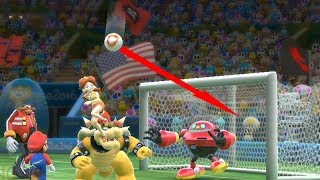 Football(Extra Hard) Team Daisy vs Team Amy(CPU)- Mario and Sonic at The Rio 2016 Olympic Games