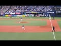 20220917　オリックス･バファローズ【4回ｳﾗ】応援･攻撃風景　バッティング打撃　応援団による電子笛、太鼓応援、ｽﾋﾟｰｶｰから流れる応援歌あり@京ｾﾗﾄﾞｰﾑ大阪･ﾚﾌﾄ外野下段