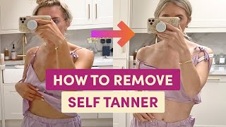 3 Steps to Remove Self Tanner Fast! I COCO \u0026 EVE