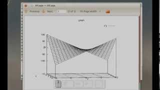 Tutorial on GNUPlot-3. Surface plots