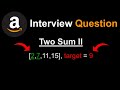 Two Sum II - Leetcode 167 - Two Pointers - Python