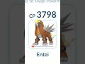 1 HP SHADOW ENTEI Destroys 10,000 CP SHADOW SCIZOR in Pokemon GO.