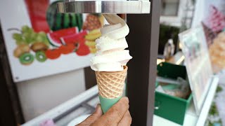 해미읍성 시원한 아이스크림!  - 60대 노부부 운영 카페 길거리음식 / Cool ice cream - Korean Street Food