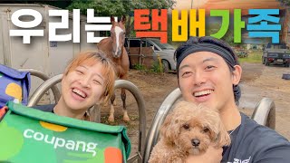 쿠팡 야간택배 한가한 날 vs 바쁜 날 현장 비교 (🐴배송지에 말이 있다?!🐴)