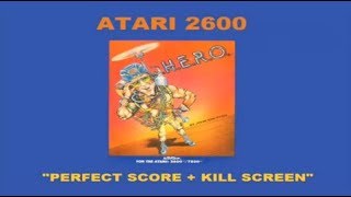 H.E.R.O. Activision - Atari 2600 - Perfect Score + Kill Screen