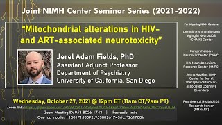 Joint NIMH Center Seminar Series (2021-2022)