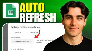 How To Auto Refresh Google Sheets Every 1 Minute (Tutorial 2026)