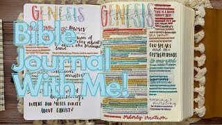 BIBLE JOURNAL WITH ME | Genesis 1 and the Days of Creation