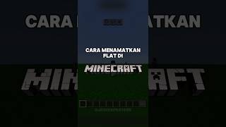 Cara Menamatkan Flat Di Minecraft!!.