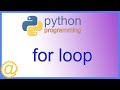 Python - For Loop with Examples - Python Programming Tutorial - APPFICIAL