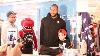 Raptors pay surprise visit to SickKids