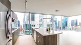 A southeast corner 2-bedroom, 2-bath at Streeterville's Optima Signature luxury apartments