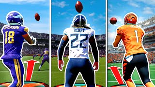 Returning a Kick for a Touchdown with EVERY NFL Team in ONE VIDEO!