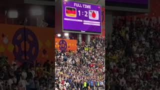 勝利の瞬間🏆 W杯ドイツ戦！Japan🇯🇵won against the great Germany🇩🇪! カタール #ワールドカップ  2022 Qatar #worldcup  #shorts