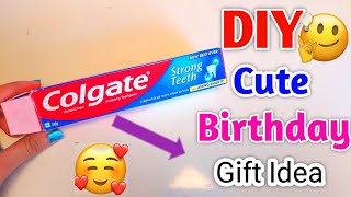 DIY Cute Birthday Gift Idea/handmade birthday gift making at home/birthday gift idea/diy gift idea