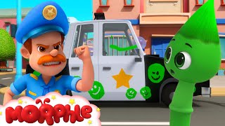 Uh Oh! Orphle Paints a Cop Car! 🚨 | Stories for Kids | @MorphleKidsCartoons