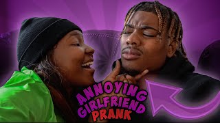 ANNOYING MY BOYFRIEND PRANK TO SEE HIS REACTION | BOYFRIEND VS GIRLFRIEND