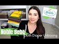 Noble Bebe Cloth Diaper Unboxing | Newborn Preflats, OS Preflats, Super + Do It All Pads