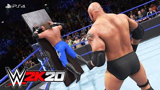 WWE 2K20 Goldberg vs Edge - PS4 Pro Gameplay