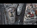 madrid 4k drone view • stunning footage aerial view of madrid relaxation film with calming music