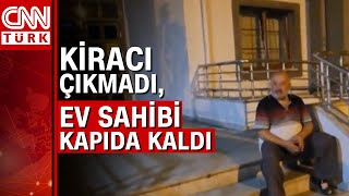 Bu kez ev sahibi sokakta kaldı: Kiracısının kapısının önüne koyduğu koltukta yatıyor!