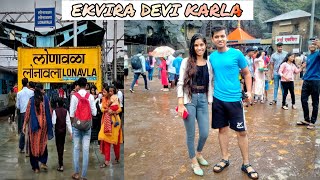 Kalyan To Ekvira Devi Temple Lonavala | Karla Caves | Food,Train,Darshan | Travel Vlog