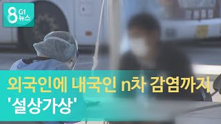 [G1뉴스]외국인에 내국인 n차 감염까지 '설상가상'