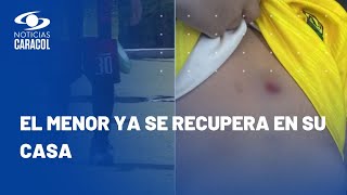 Menor que jugaba fútbol recibió un impacto de bala: ocurrió en Girón, Santander