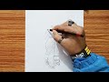 maa saraswati drawing full figure sharda drawing saraswati mata sketch step by step