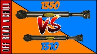 Difference Between Tom Woods 1310 VS 1350 / Jeep Wrangler Driveshaft Battle