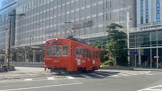 伊予鉄道モハ2000形2005 松山市駅発車