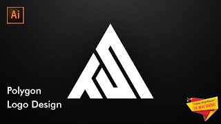 Polygon Logo Design | How To Draw Any Polygon Logo in Adobe Illustrator CC | Illustrator Tutorial