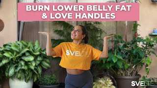 Burn Off Your Muffin Top \u0026 Love Handles | Lower Belly Fat Workout