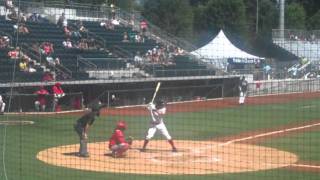 Hilarious Umpire Strike Three Call - Minor League Baseball 2011