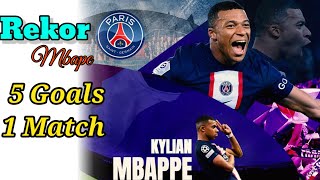 Kylian Mbape 5 Goal 1 Match😱🤩 Highlights PSG Vs Pays De Cassel 2023
