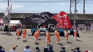 若欅ｰwakakeyakiｰ『空を行く』【第一部】／関八州よさこいフェスタ in 黒目川花まつり（2024/03/31）@朝霞市産業文化センター 第2駐車場