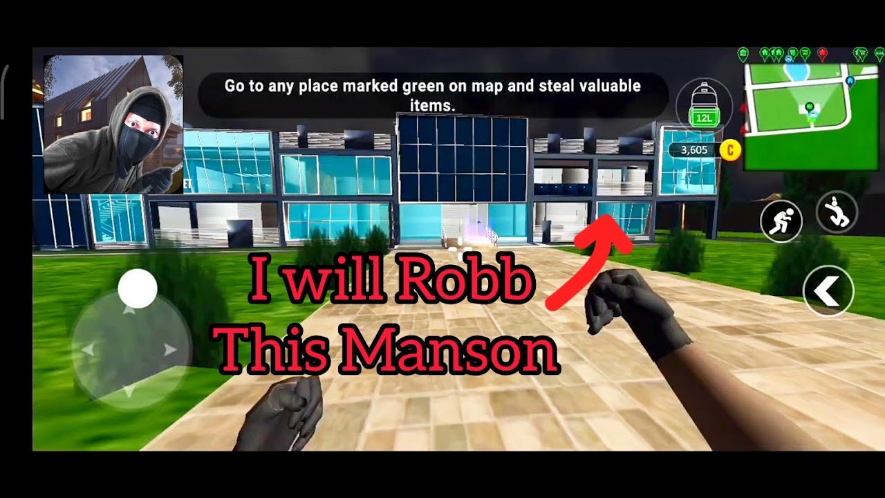 The Ultimate Heist Robbing The Biggest Mansion In Thief Simulator