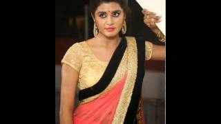 Actress Harini Hot Navel Show video scenes in Saree